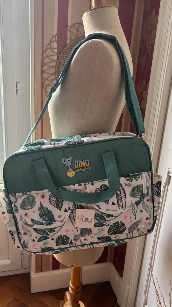 👜 Sac à langer Dino Bambino – Neuf 🦖